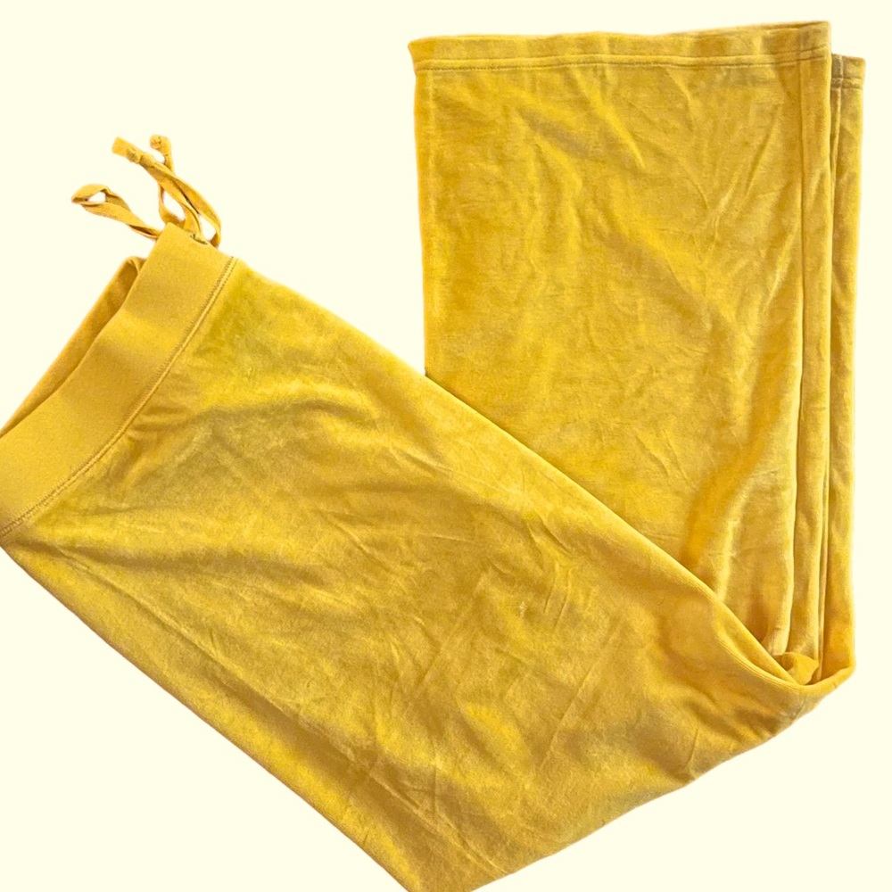 Juicy Couture Yellow Track Pants